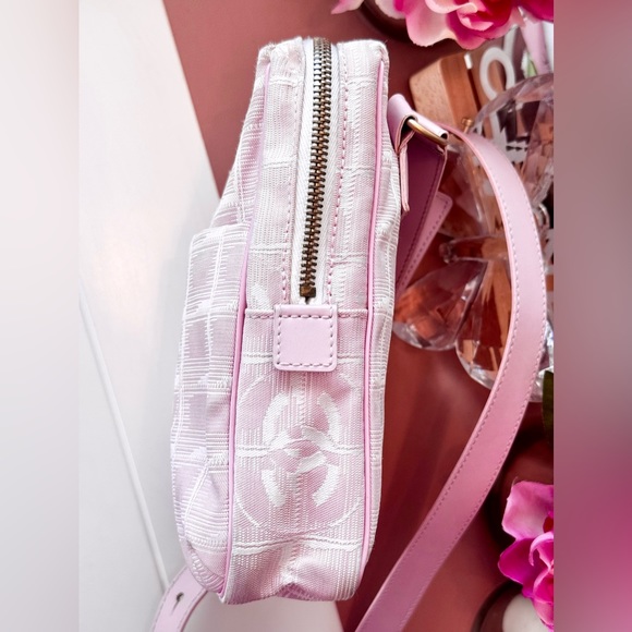 Pink CHANEL Belt Bag Crossbody Travel Line Multi Way Bag - Picture 8 of 16
